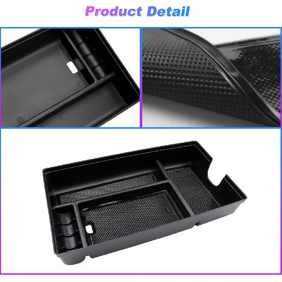 SXCY for 2023 2024 2025 Lexus RX 350 Center Console Organizer 2023 2024 2025 RX 350 Accessories Armrest Console Tray for 2024 2025 RX Hybrid RX 350h/