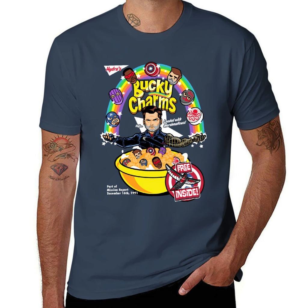 Bucky Charms Tshirt All Match Basic Short Sleeve Top Tshirt