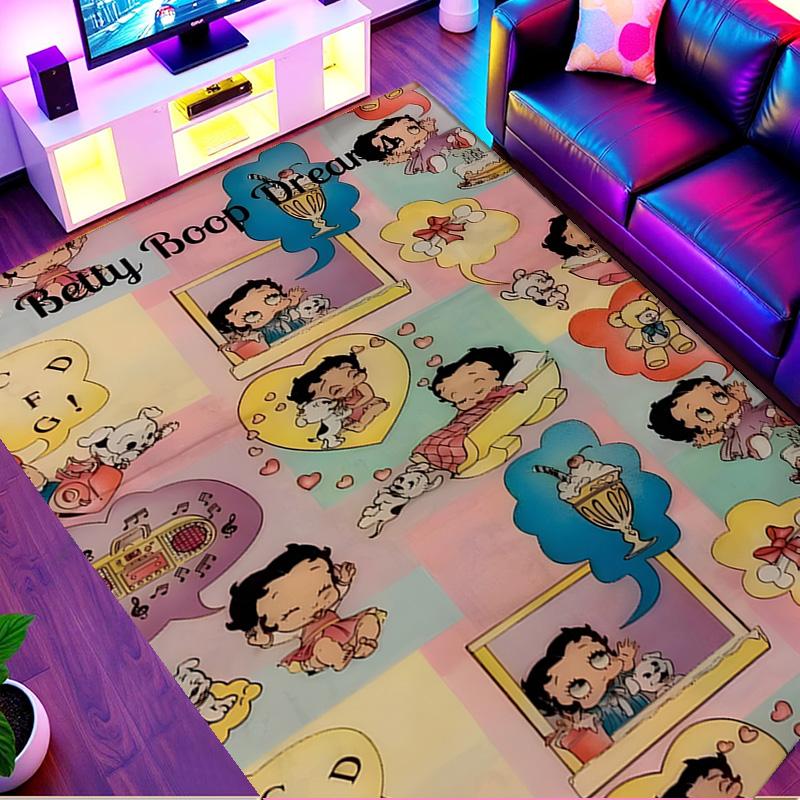 Sexy Doll Print Rug, Washable Floor Carpet, For Entryway Dorm Laundry Room Office Study, Home Decor Birthday Christmas Gift