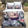 Three-Piece Marilyn Monroe Digital Printing Kit Bedding Home Textiles