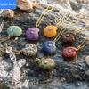 Ocean style carved natural stone conch pendant zircon shell lapis lazuli crystal necklace jewelry