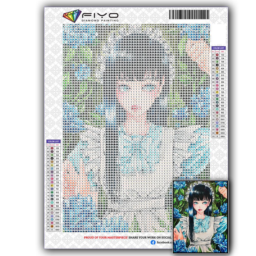 

Набор для алмазной живописи Девушка-девушка 5D DIY Алмазная вышивка Портретные фотографии Стразы Мозаичное украшение Full Round 20x30CM