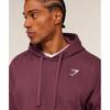 Gymshark Crest Oversized Hoodie Gs Impact Burgundy A5a8o Rcf3