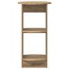 Side Cabinet Artisan Oak 40 x 40 x 75 cm Engineered Wood