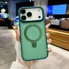 For Magsafe Metal Car Holder Ring Phone Case For 17 Pro Max 17 Air 16 15 14 13 12 11 Pro Max Plus Magnetic Bumper Cover
