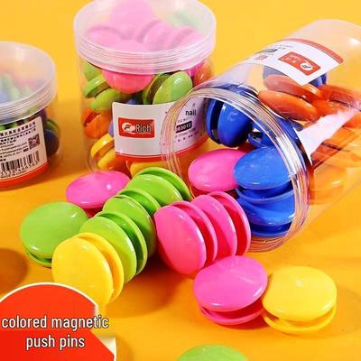 Strong Colored Magnetic Buttons for Whiteboards and Blackboards