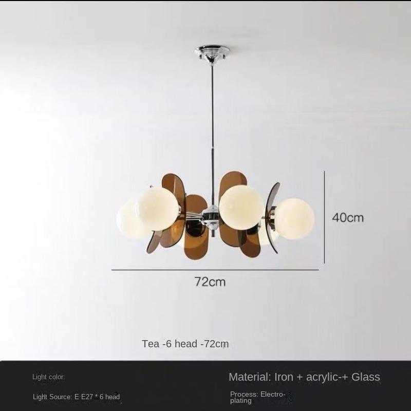 Kreise Kronleuchter Magische Bohnen Hängelampe Kreative Vintage Glaslampe Esszimmer Home Küche Insel Lichter