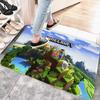 Game M-Minecraft Floor Mat Rectangle Anti-slip Home Soft Badmat Front Door Indoor Outdoor Mat Welcome Doormat