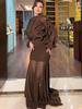 2026 Elegantes europäisches und amerikanisches formelles Chiffonkleid mit Taillenbetonung