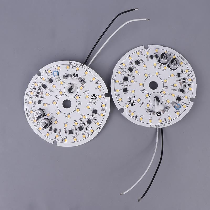 LED Stropní Ventilátor Světelný Kit 3000K/4000K/6000K Stmívatelné Kulaté LED Světelné Těleso Stropní Přisazené Světlo Náhradní Panel