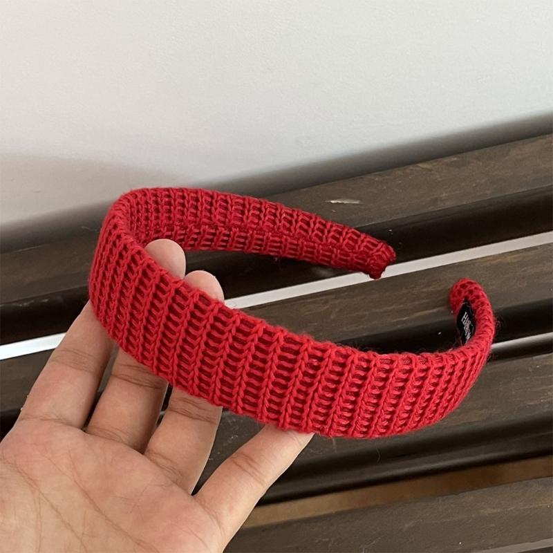 Knitted Embellished Hairband With Comfortable Headbands Secure Grip Design Comfortable Hairpiece for Women