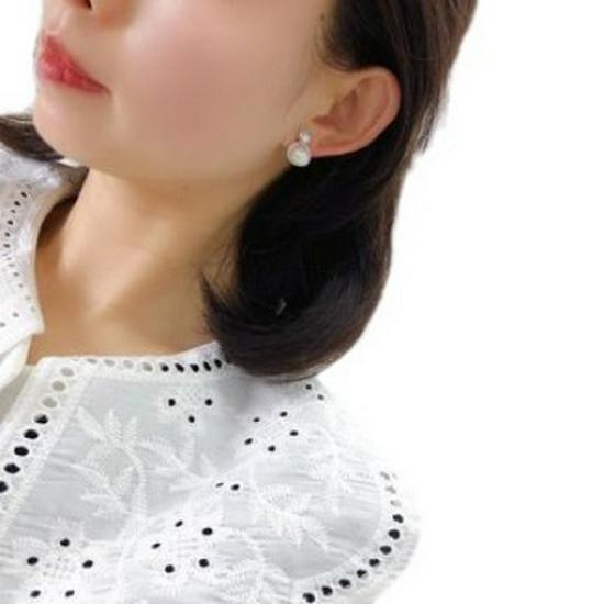 Elegant Songyuan Pearl Stud Earrings: Multiple Colors, Round Mantou Design, Light Luxury Fashion
