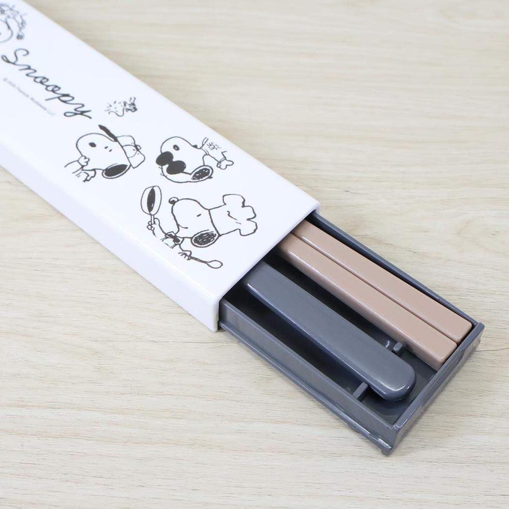Snoopy Antibakterielle Essstäbchen Löffel Zwillingsset Alltags-Kostüm Peanuts [Kombinationsset] & /