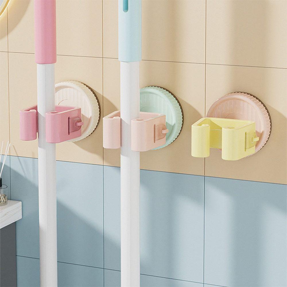 No-drill Mop Clip Wall-mounted Mop Holder Gifts Storage Rack