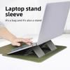 Bracket Design Laptop Sleeve Case PU Leather Laptop Bracket Inner Bag Laptop Sleeve Bag  Office