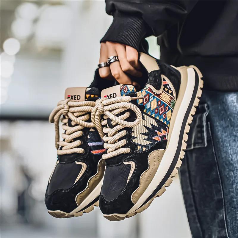 Casual Sneaker Loafers Men's Sneakers Fabric Sports and Leisure Soft and Comfortable Ventilate Non-Slip Shoes for Men Fashion