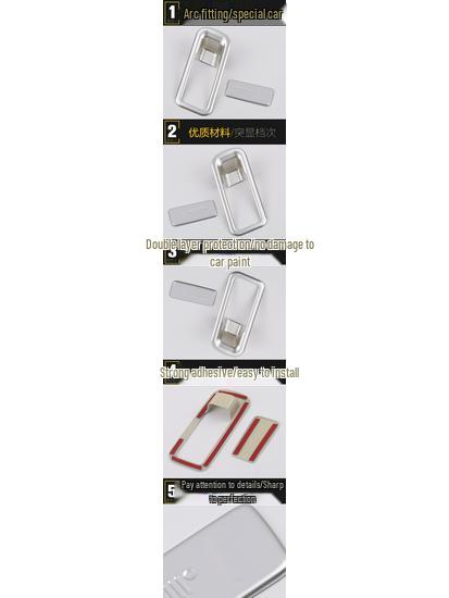 Renegade Co-Pilot Glove Box Handle & Right Storage Box Cover Frame for 16 Models