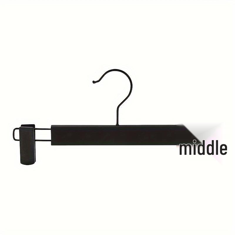 Retractable Plastic Pant & Skirt Hanger with Strong Double Clips