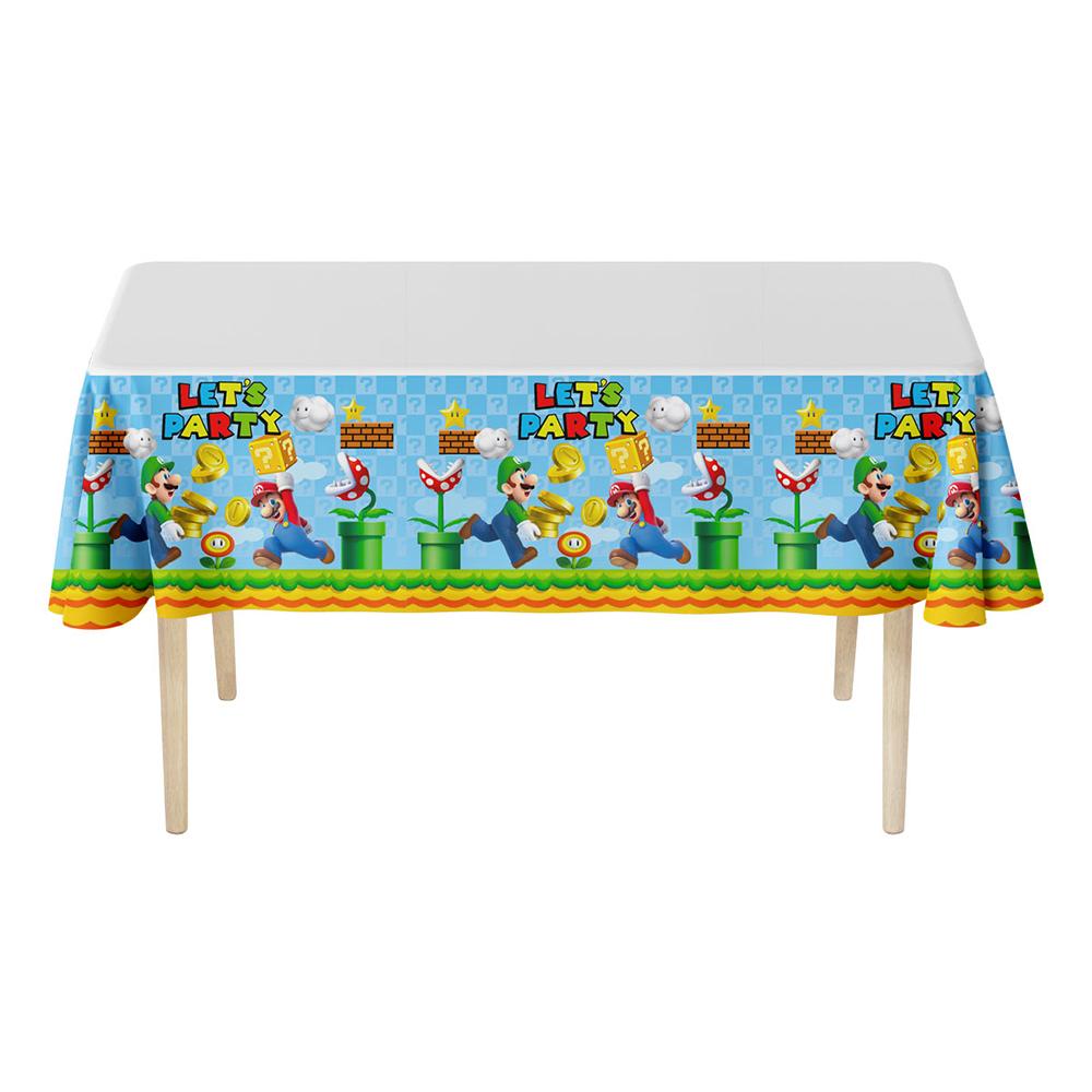 51pcs Super Mario Tableware Sets Include Plates Napkins Cups Tablecloth