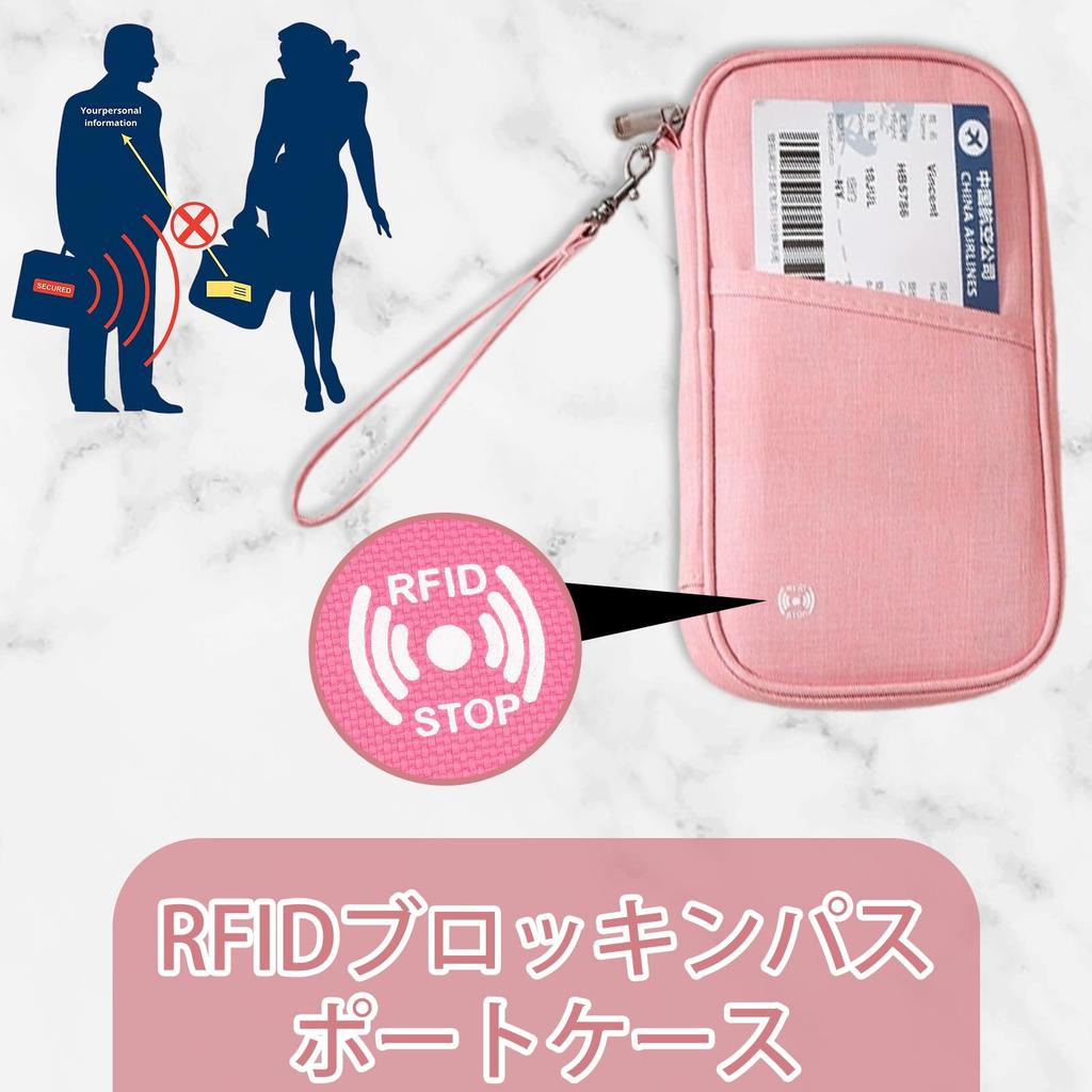 Passport Travel Security Oxford Large Perfect for and the Gym [ZTFT] Anti-Skimming Case, Pouch, Lightweight, Material, Capacity, Water-Resistant,