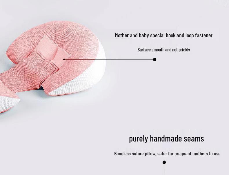 U-shaped Maternity Pillow for Back, Side, and Abdominal Support