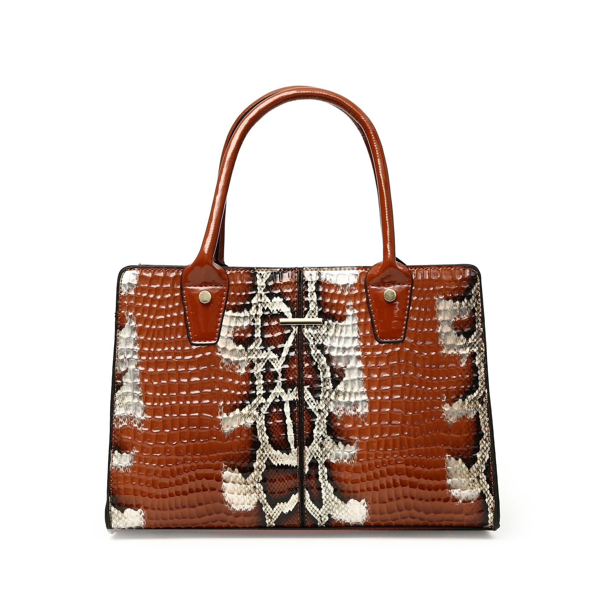 

Retro Snake Pattern Large Capacity Tote Bag Female Mother Bag Summer Women S Bag Shoulder Bag Handbag Women S Bag