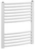 Grzejnik łazienkowy basic g 628×500 mm biały, z podłączeniem zdc moc 286 w