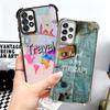 Travel Map Artistic Pattern Plating Phone Case For Samsung A17 A07 A37 A57 A16 A56 A15 A55 A14 A54 A13 A53 A26 A36 A25 A35 A24 A