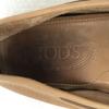 Made in Italy TOD'S Leather Driving Shoes 38.5 24.0-24.5 Brown Shoes(USED)