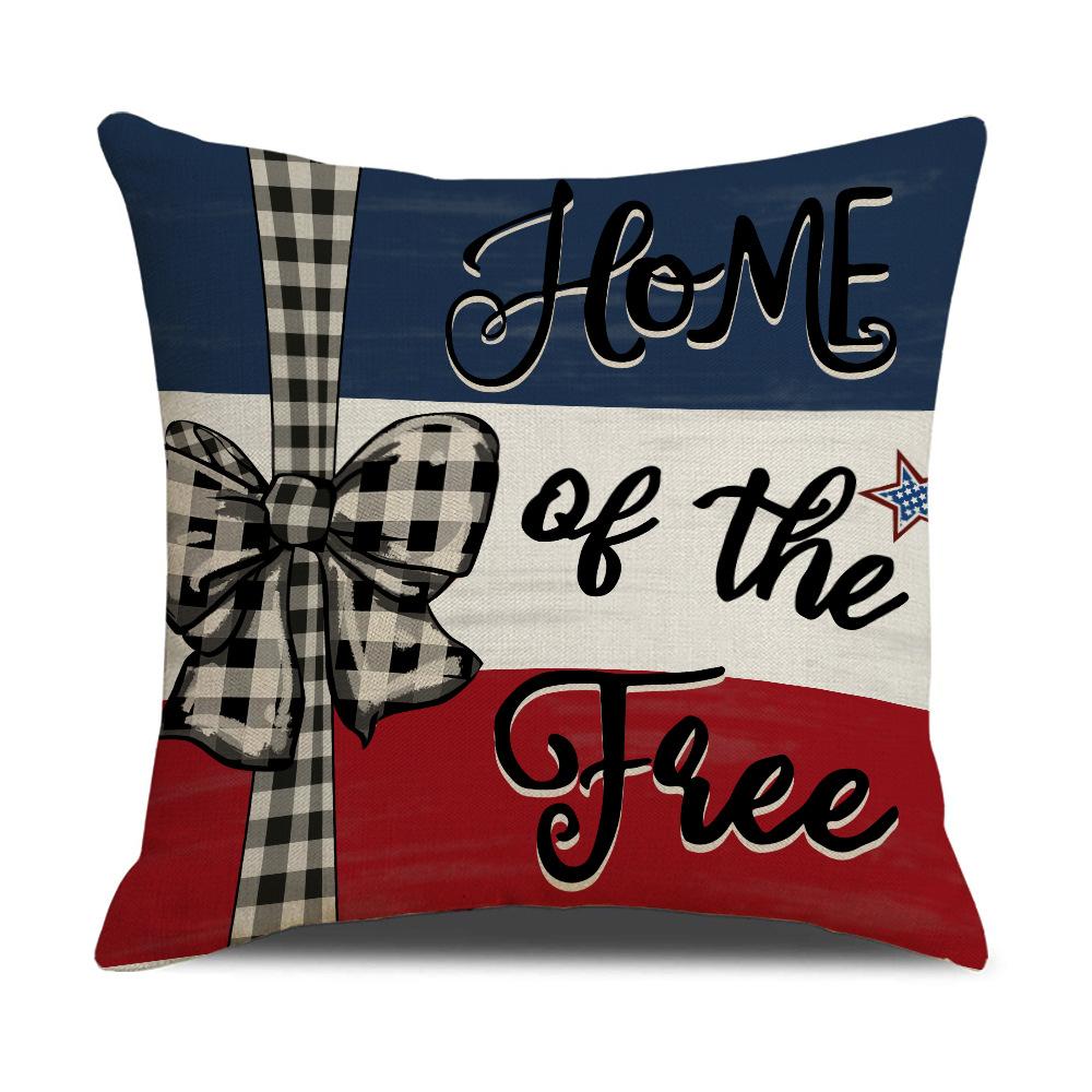 American Holiday Pillowcase Independence Day Carnival Decorative Cushion Print Pillowcase Pillowcase