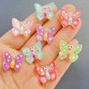 10pcs Cute Cartoon Butterfly Flat Back Resin Scrapbook Figurines DIY Home Decor Crafts