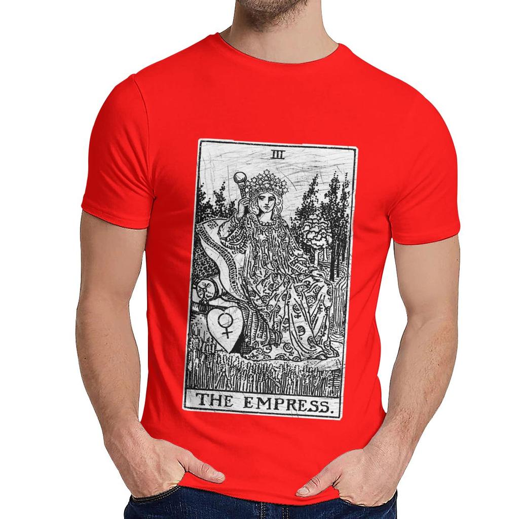 The Empress Tarot Card T Shirt Major Arcana Fortune Telling Occult T Shirt Casual O Neck