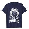 Say It Loud Black Proud Shirt History Month African Pride Cotton Summer Tops T Shirt On Sale Men Clothes Oversized Streetwear
