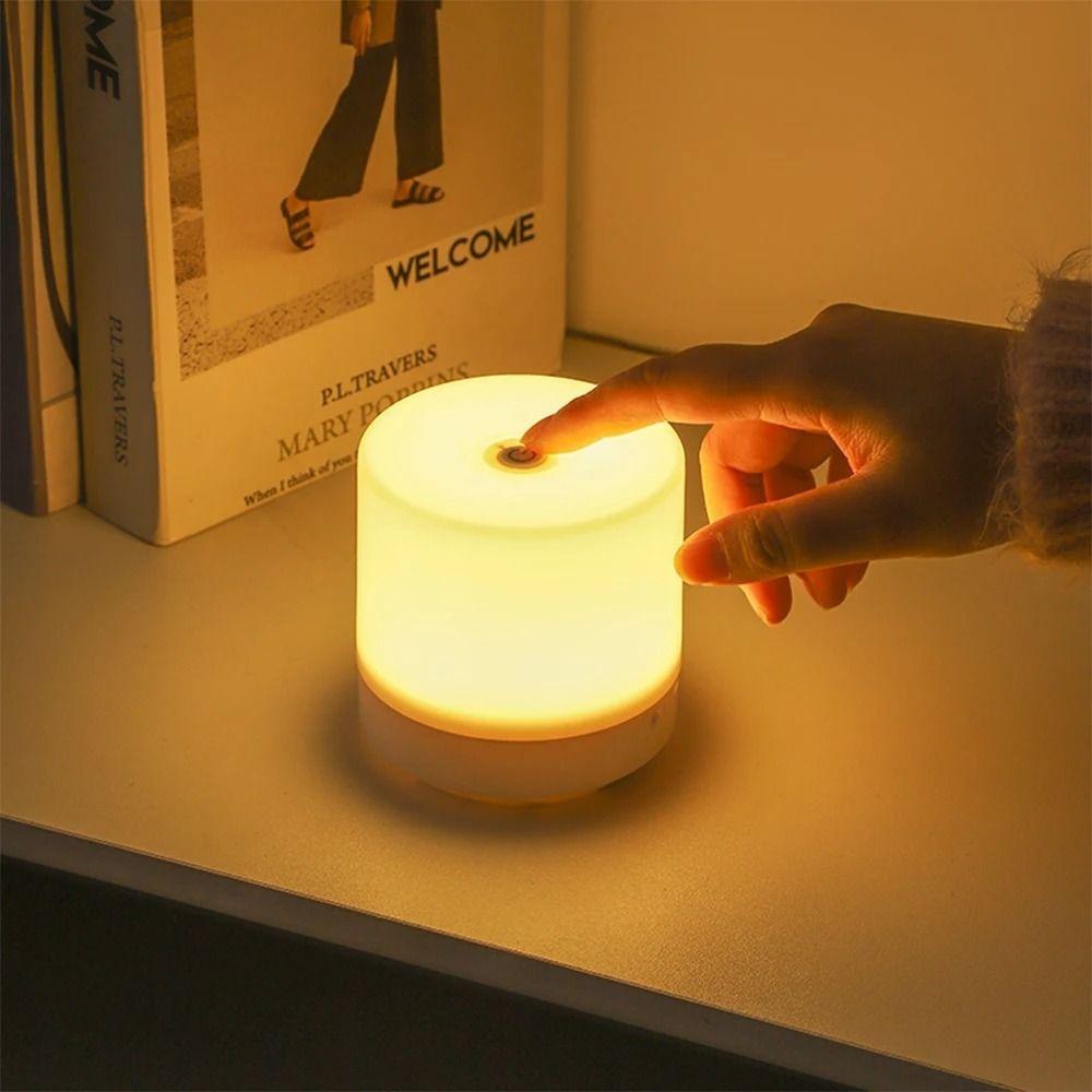 

USB Charging Night Light Touch Sleeping Light Stepless Dimming Table Lamp Desk