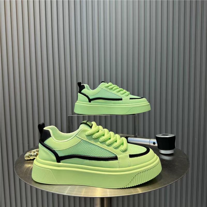 Ultra-light bottom fly-woven breathable solid color casual shoes board shoes trendy shoes spring and summer new low-top comfortable OK