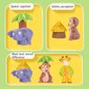 Kids Animal Matching Game Montessori Space Logical Training Imagination Board Thinking Challenge Intellectual Sensory Parish Toy