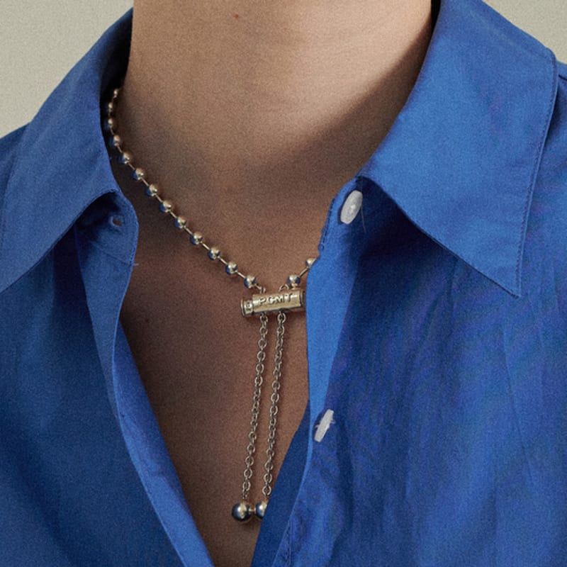 

PICOMENT #006 Stopper Pendant Ball Chain Necklace FREE