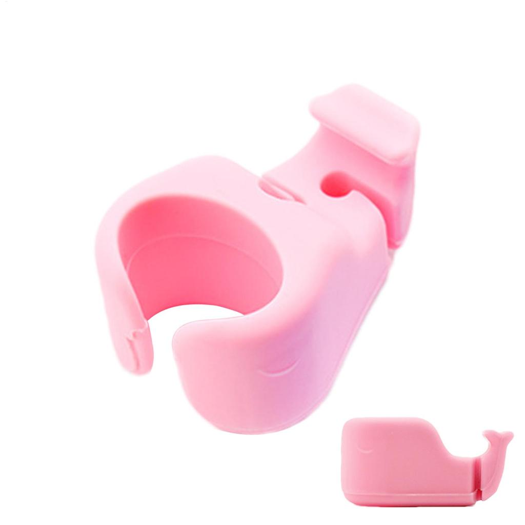 pink Portable Handheld Fan Clip Holder Summer Outdoor Cooler Fan Holder Fan Clamp Hands Free Tool For Umbrella Parasol