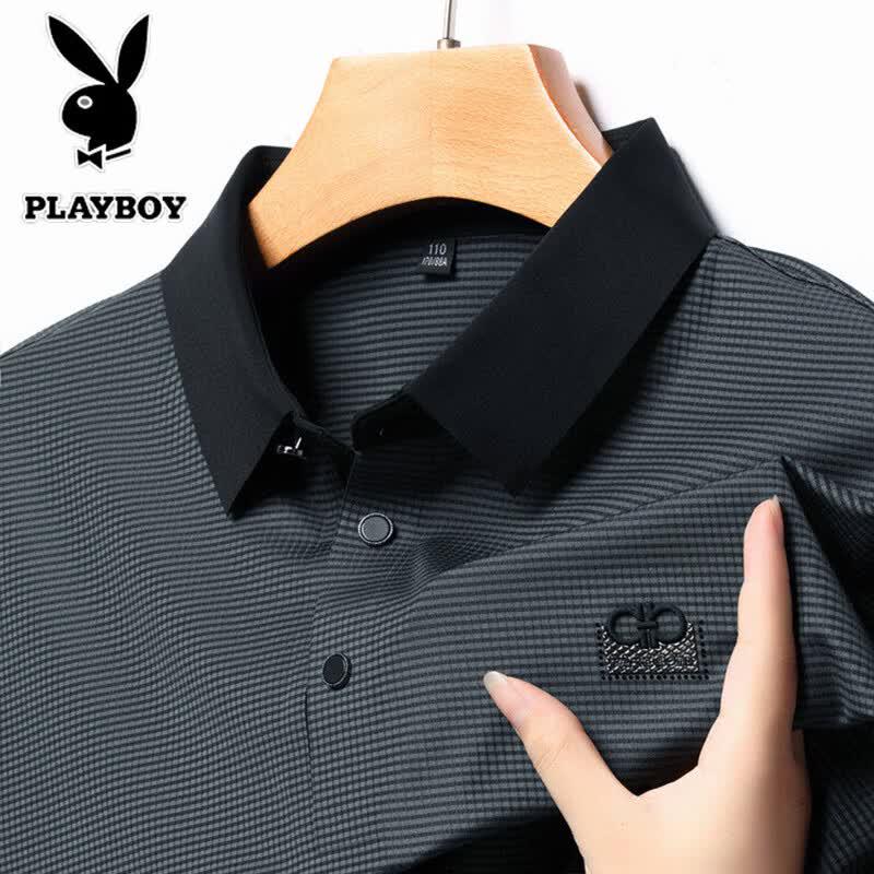 PLAYBOY Men s Short Sleeve Polo Shirt XL