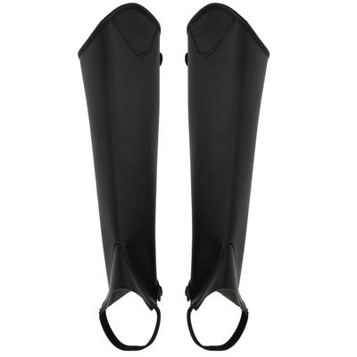 Super Fiber PU Leder Half Chap Reiten Körperschutz Ausrüstung für Erwachsene L