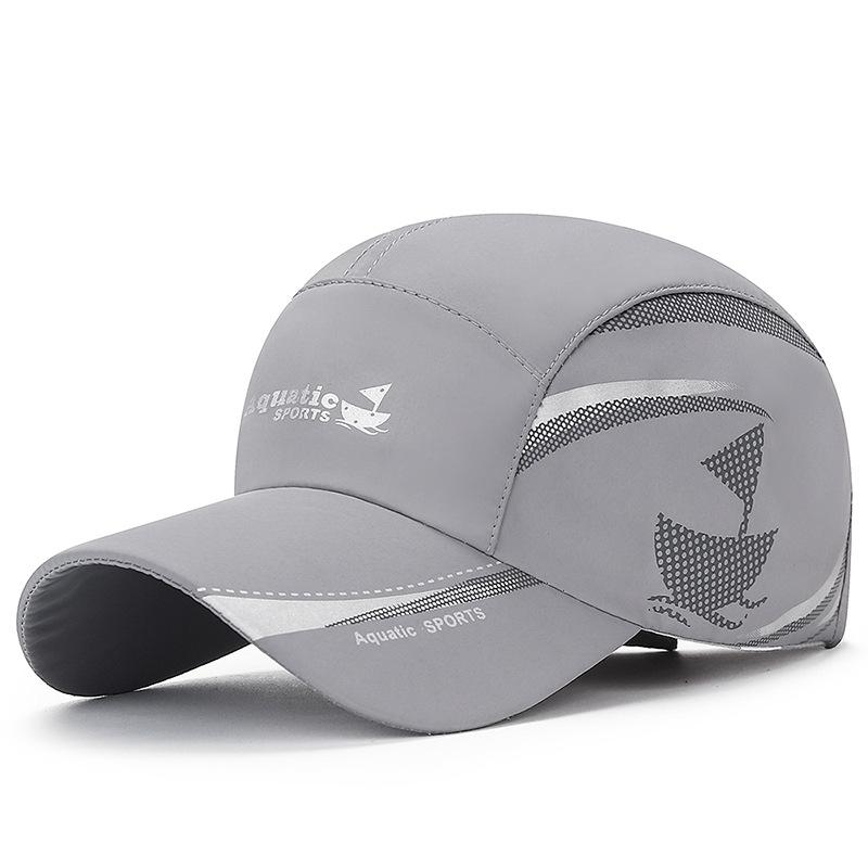 New Summer Thin Breathable Sunscreen Shade Quick Drying Hat Men & Women Outdoor Recreational Fishing Printed Baseball Cap