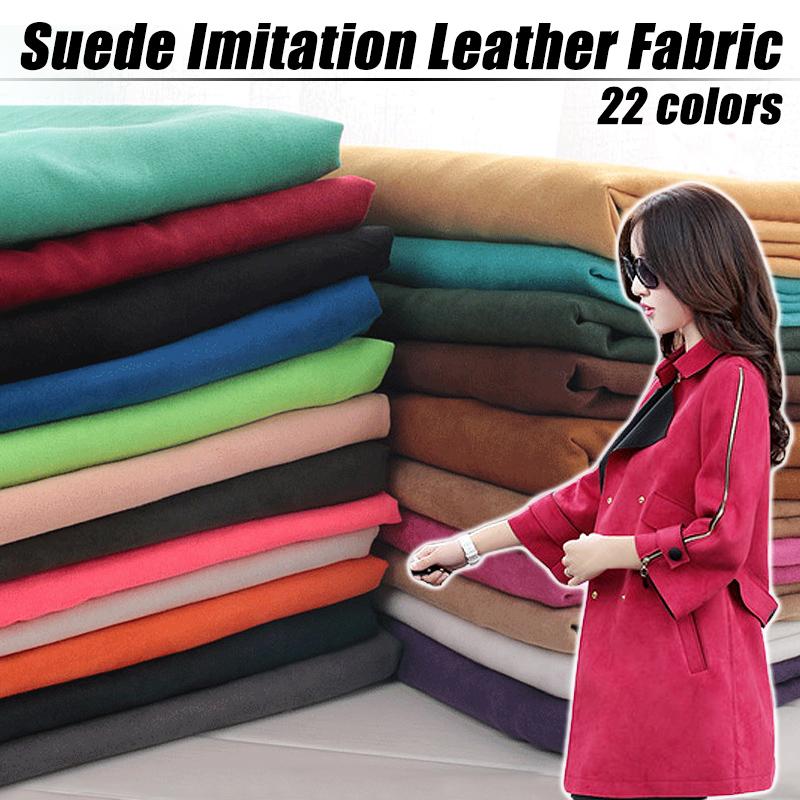 100*150cm Soft Suede Velvet Fabric Frosted Faux Suede Fabric For DIY Sewing Garment Upholstery Sofa Curtain Dress Textile