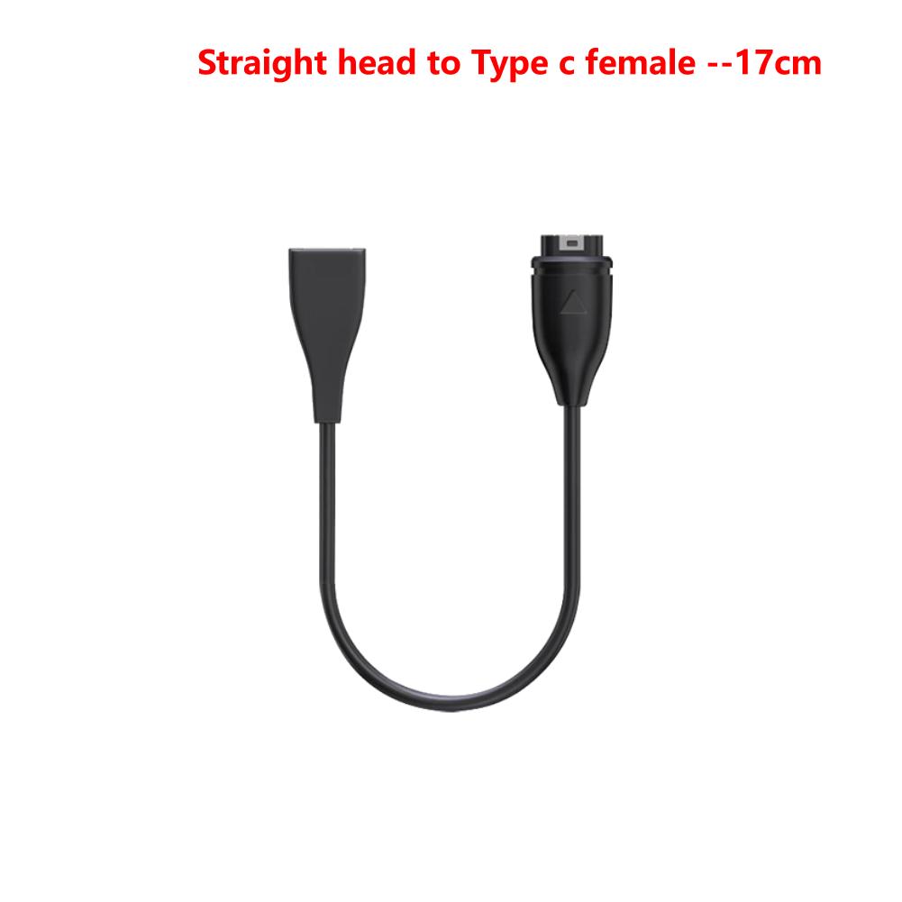 Charging Cable for Garmin Fenix 7/7S/7X/6/6S Forerunner 745 Venu Instinct Micro USB Type C IOS Watch Charger Adapter Converter