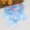 20/50 Stück Band Schleife Bastelschleife Rosa Weiß Blau Floral Geschenkband DIY Weihnachtsfeier Dekoration Strikjes Decoratie Moños Navideños