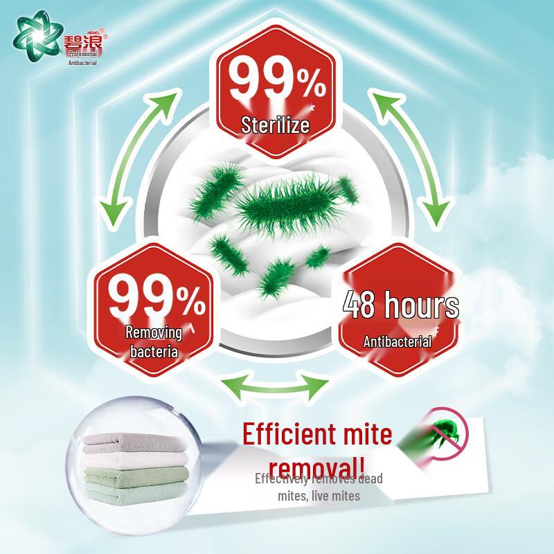 Bilang Antibacterial Mite Removal Laundry Powder, Lavender