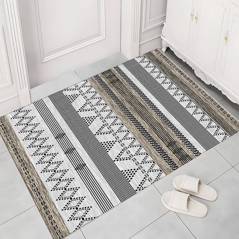 Entrance Mat Bathroom Waterproof Carpet Dirt Resistant Mat Household Foot Mat Door Mat