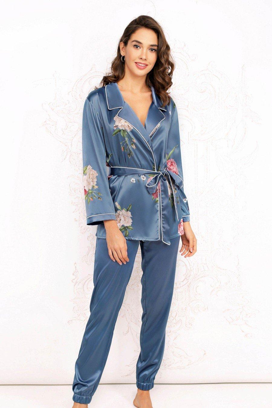 

комплект: блуза та штани Anabel Arto (63146) 50(2XL) різнокольорові кольору