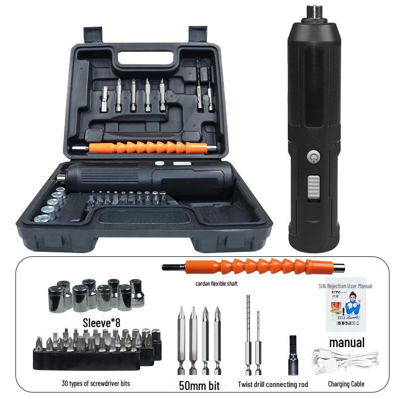 USB Rechargeable High-Torque Lithium Mini Electric Screwdriver Set