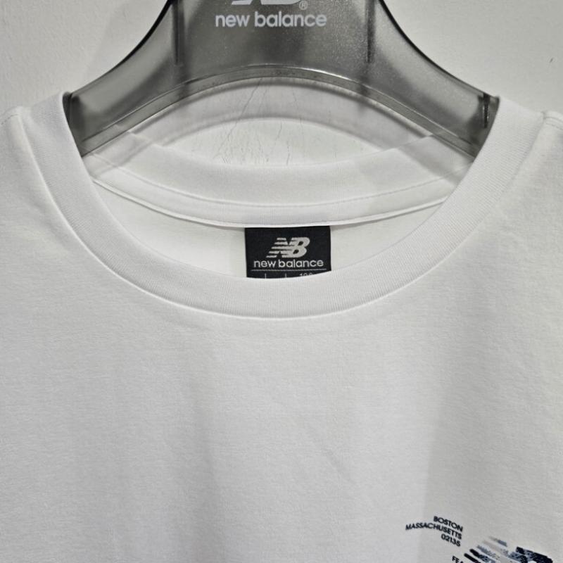 New Balance Uni Frozen Pixel Graphic Short Sleeve Tee Nbnef21523 White