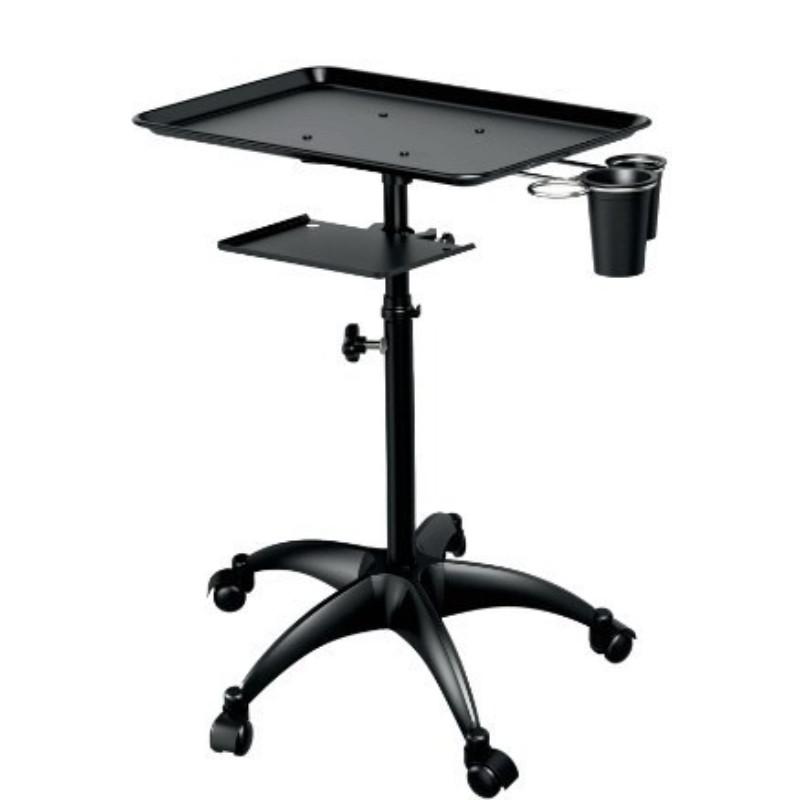 Carrito de herramientas vertical para salón de peluquería, gran capacidad, belleza, peluquería, bandeja de aluminio, arte de uñas, estante de almacenamiento móvil